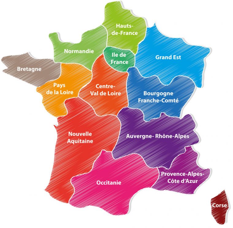 French Regions Changes – Now Time For Us Too! encequiconcerne Region De France 2018