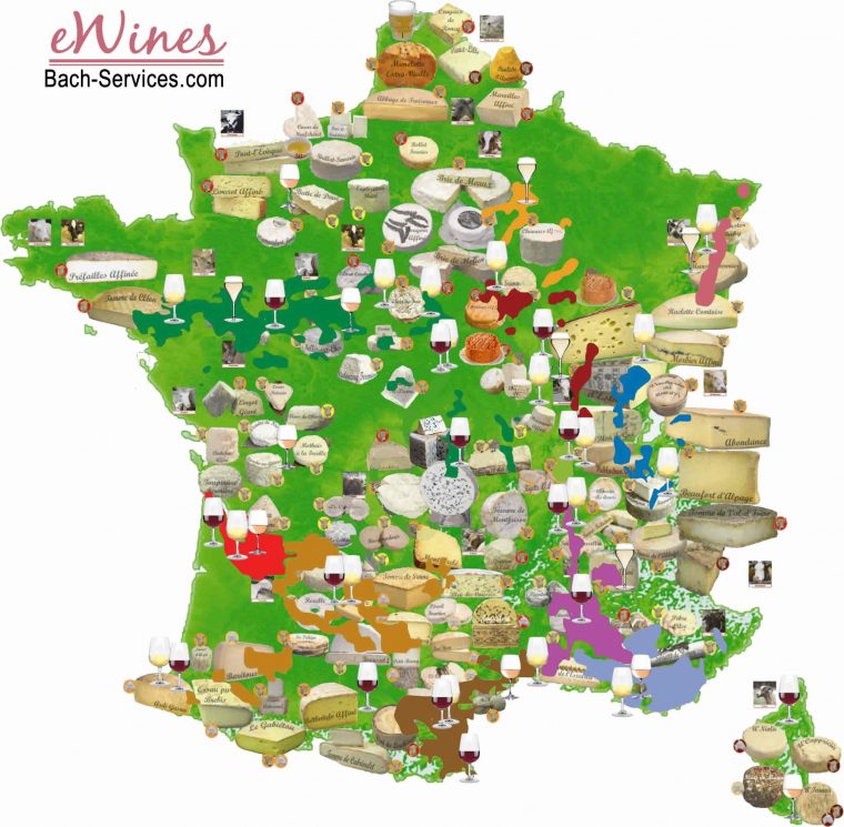 French Wines Cheeses – The Ultimate Chart To Understand serapportantà Carte De Region France