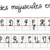 Frise De L'alphabet Des Majuscules En Cursif | Bout De Gomme destiné Alphabet Majuscule Et Minuscule