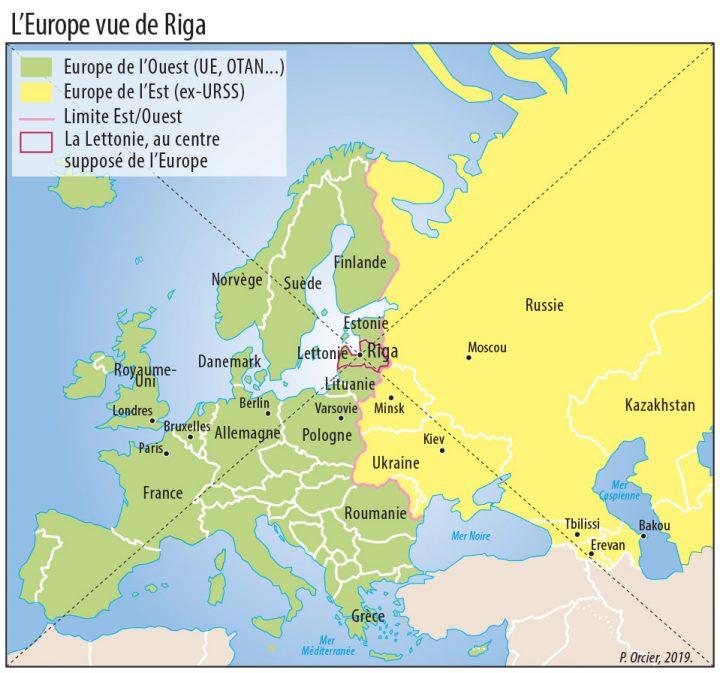 Frontières Et Territoires Frontaliers En Europe : Une Visite pour Carte Europe De L Est