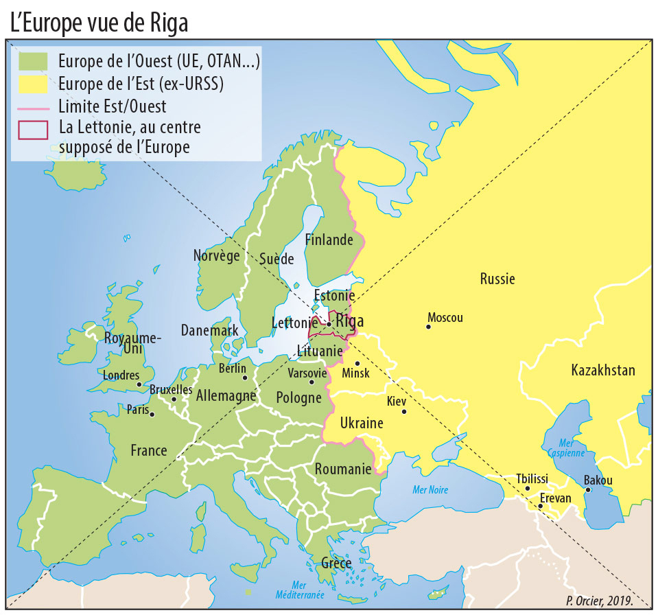 Frontières Et Territoires Frontaliers En Europe : Une Visite pour Carte Europe De L Est 