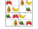 Fruit Sudoku Puzzles {Free Printables} | Öğrenme Güçlüğü serapportantà Sudoku Gs