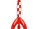 Fusée Tintin 90 Cm (Résine) Rocket serapportantà Fusée À Imprimer