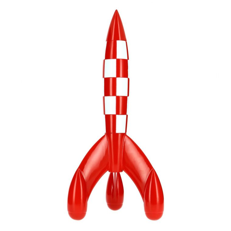 Fusée Tintin 90 Cm (Résine) Rocket serapportantà Fusée À Imprimer