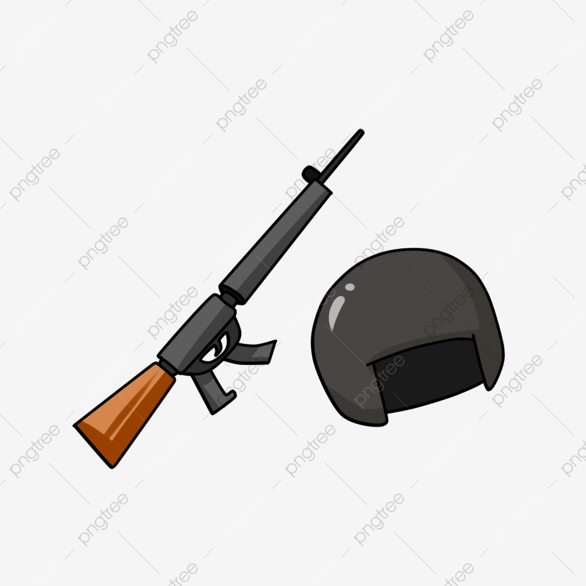 Fusil Jouet Casque Noir Illustration Jouet Dessin Animé Beau encequiconcerne Comment Dessiner Un Fusil