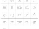 Gabarits Alphabet À Télécharger Au Format Pdf | Lettre concernant Sudoku Lettres À Imprimer