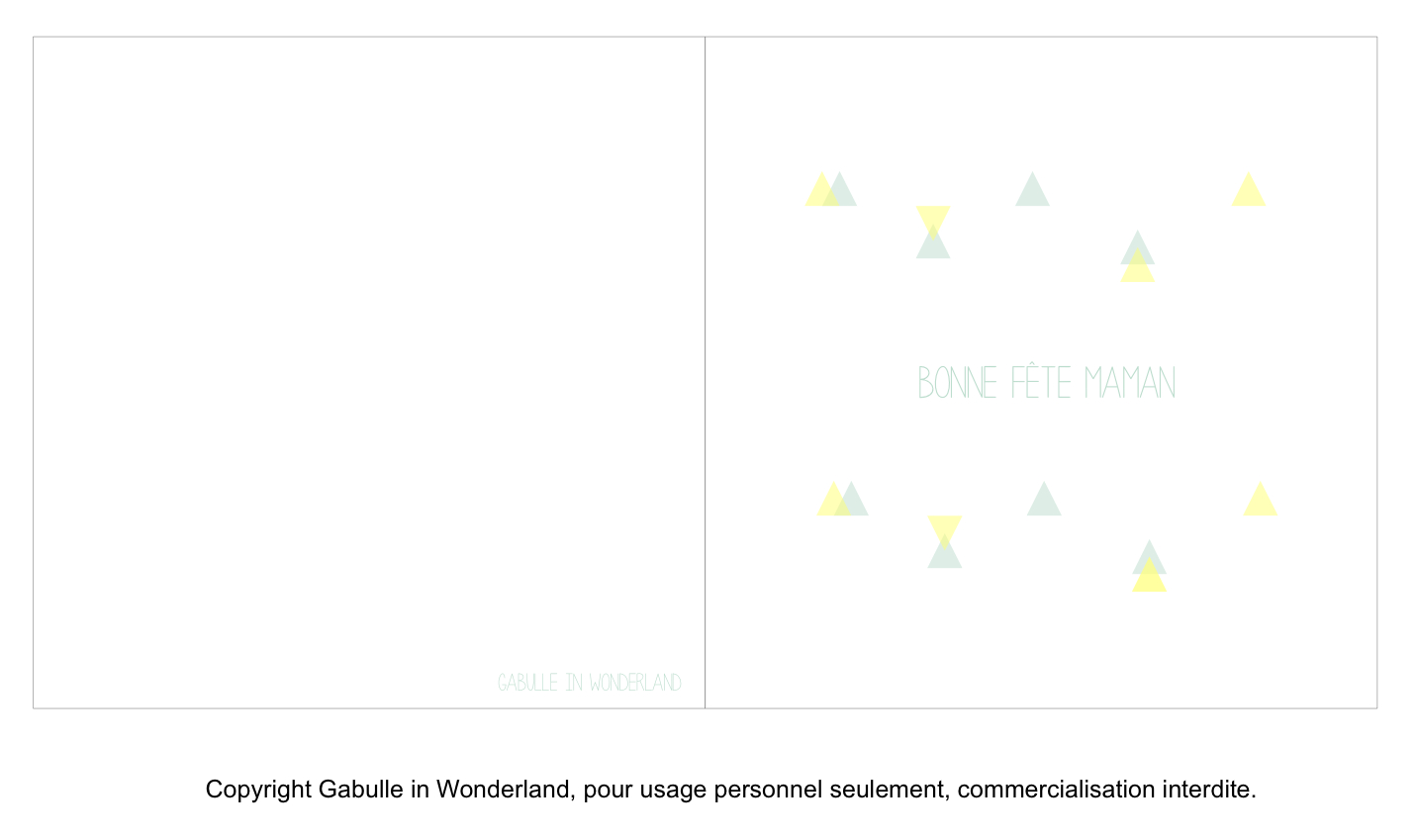 Gabulle In Wonderland: Carte Pour La Fête Des Mères À Imprimer tout Carte A Imprimer Fete Des Meres