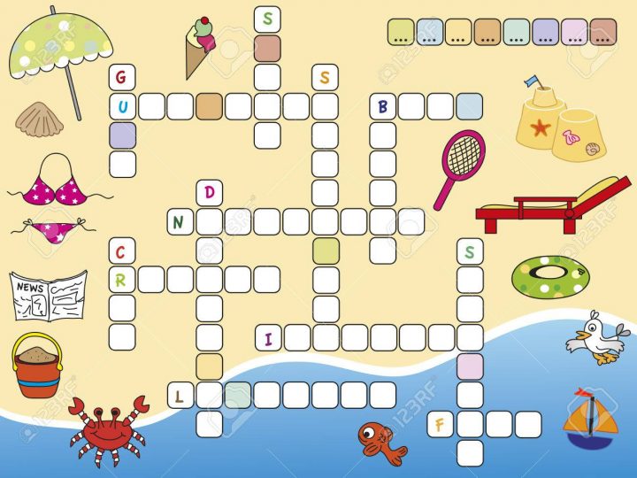 Game For Children Crossword concernant Mot Pour Enfant