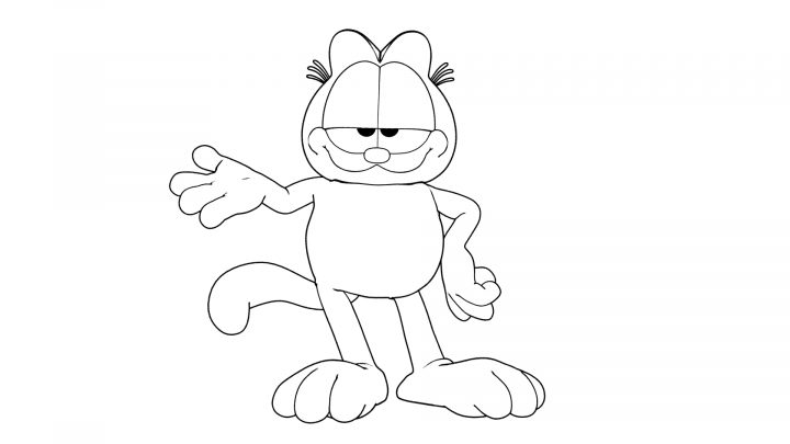 Garfield #17 (Dessins Animés) – Coloriages À Imprimer tout Personnage A Colorier