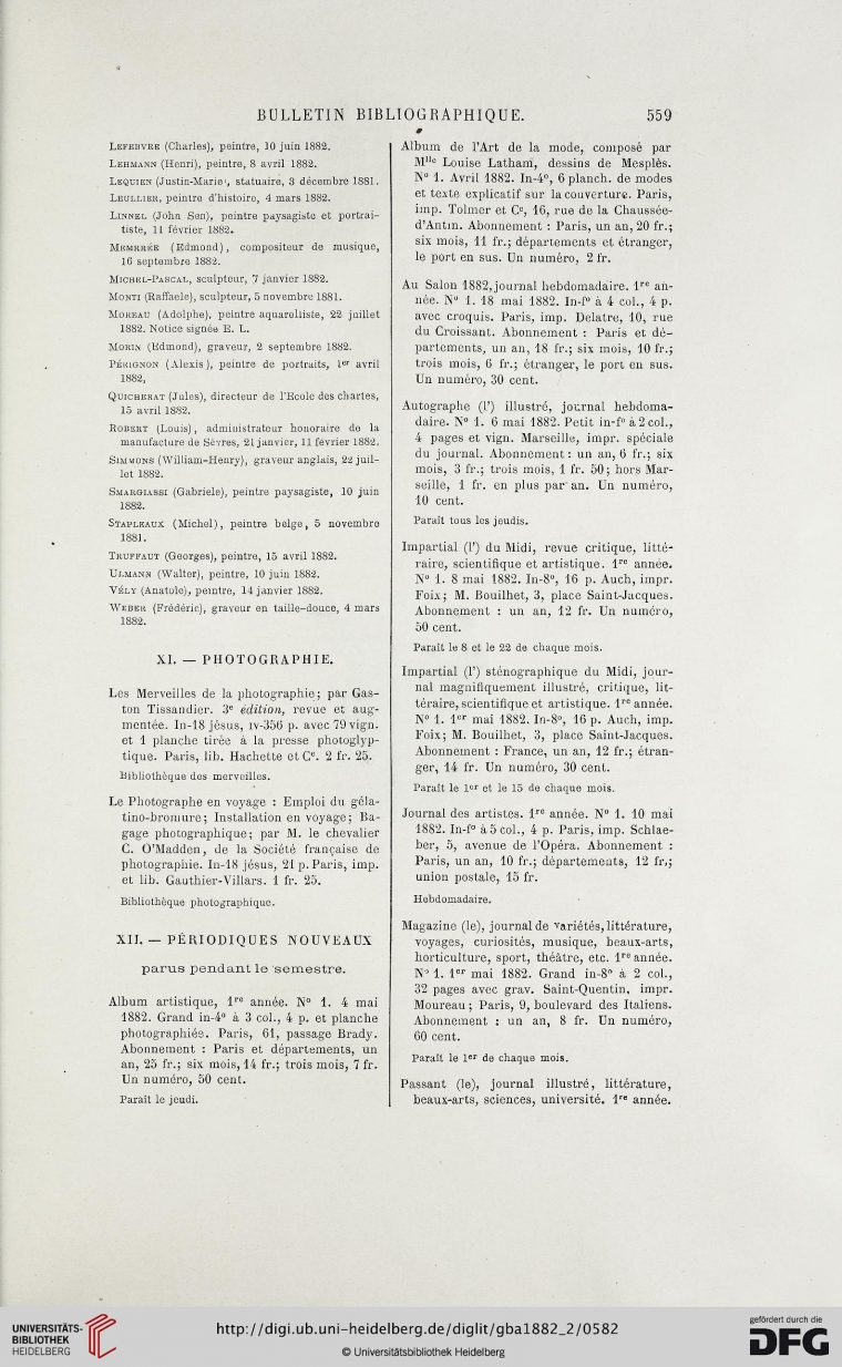 Gazette Des Beaux-Arts: La Doyenne Des Revues D'art (2.pér dedans Numéro Des Départements