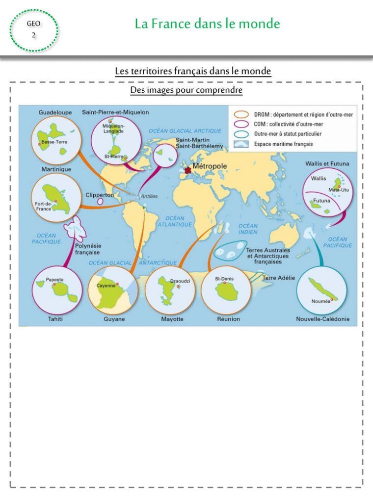 Geo 2 La France Dans Le Monde dedans France Territoires D Outre Mer