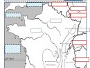 Géographie : Une Évaluation Sur La France (Frontières destiné Carte Des Fleuves De France