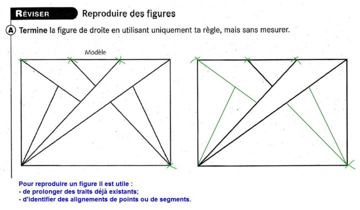 Géométrie : Reproduire Une Figure – Ce2 Bilingue Lif tout Reproduire Une Figure