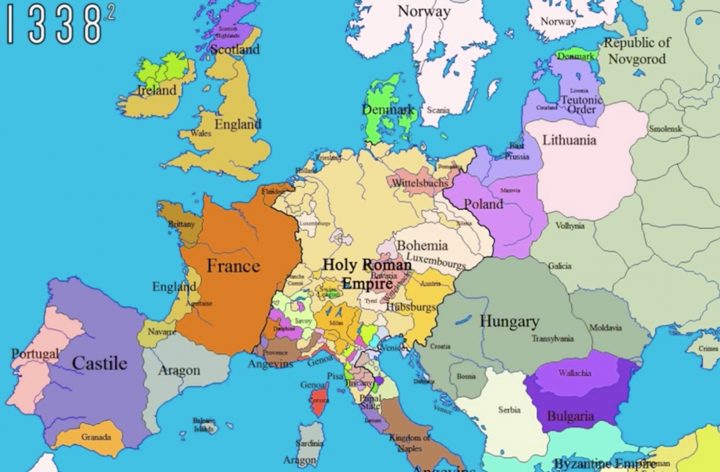 Geopolitical History Of Europe, In Maps • Populationdata avec Carte De L Europe 2017