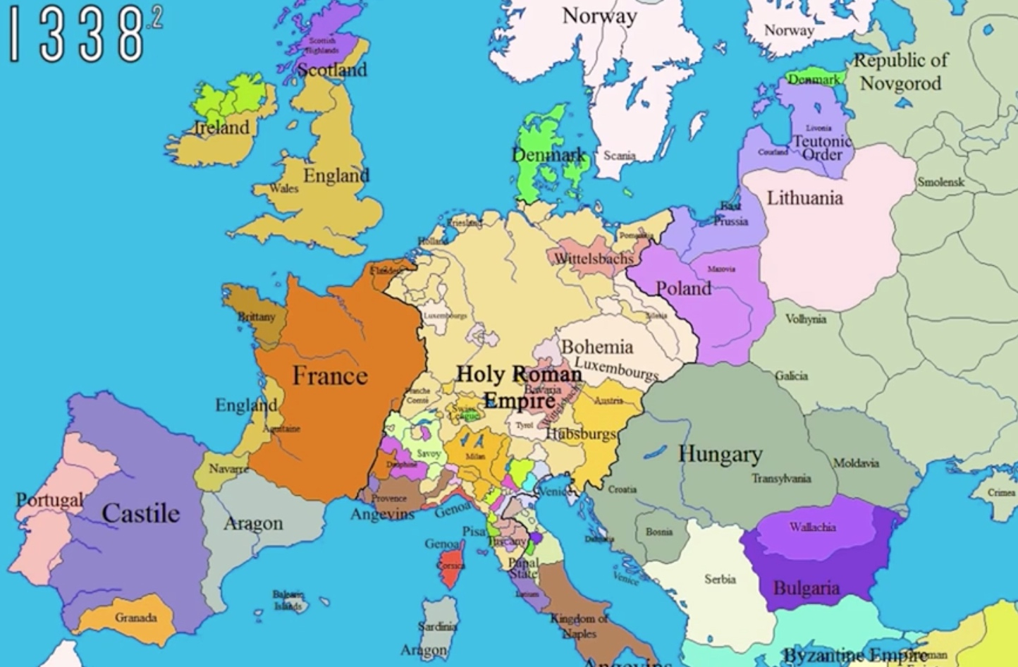 Geopolitical History Of Europe, In Maps • Populationdata encequiconcerne Carte Europe 2017