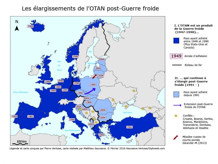 Géopolitique Des Relations Otan – Union Européenne. Un destiné Carte Union Européenne 2017