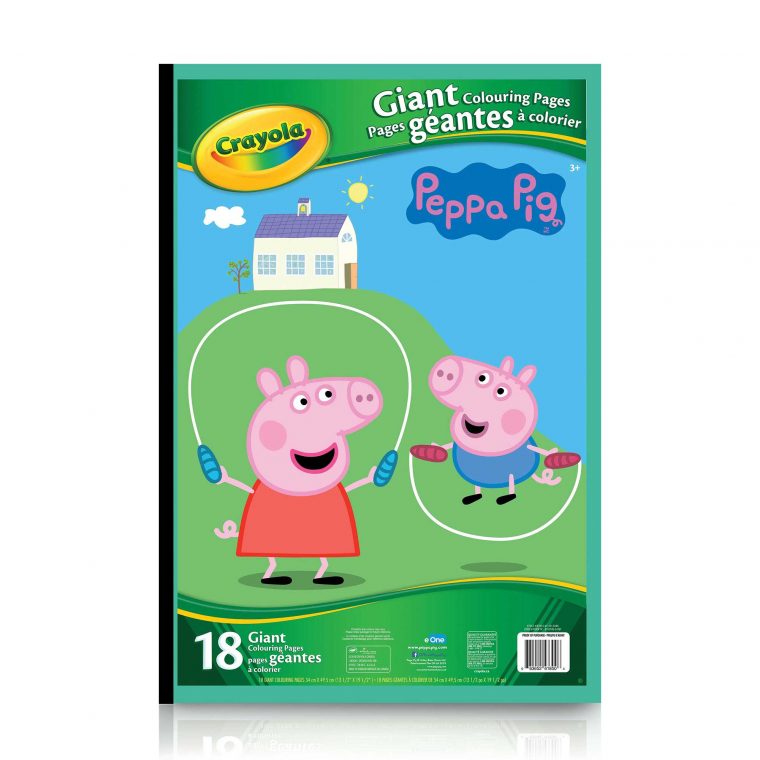 Giant Colouring Pages, Peppa Pig avec Peppa Pig A Colorier