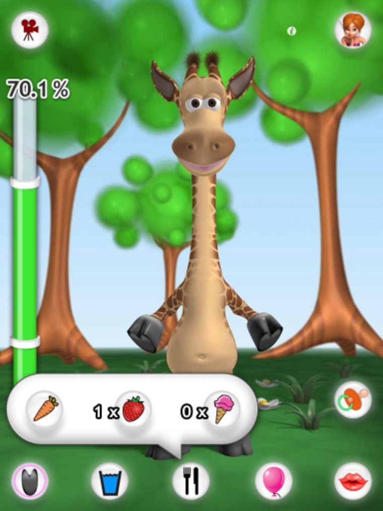 Gina La Girafe Qui Parle Pour Iphone – Télécharger avec Jeux De Girafe Gratuit