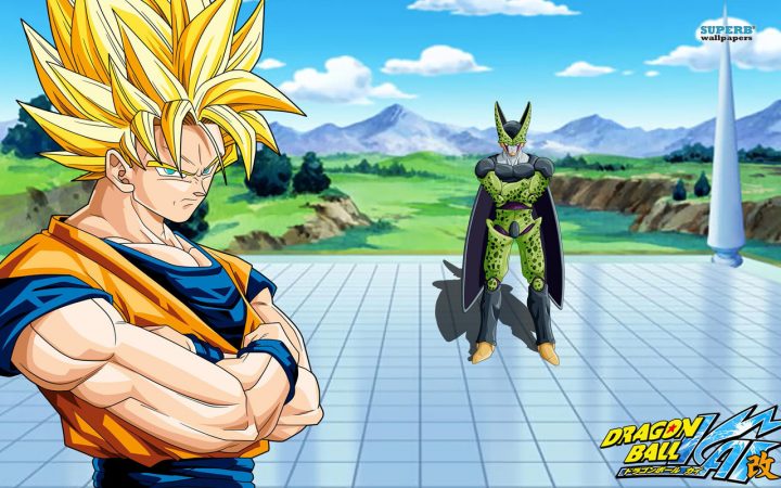 Goku & Cell – Dragon Ball Z Kai Wallpaper – Anime Wallpapers intérieur Dessin Animé De Dragon Ball Z