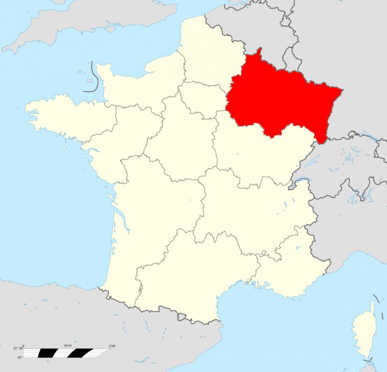 Grand Est — Wikipédia avec Carte Des Régions De France 2016