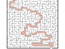 Grand Labyrinthe Difficile Jeu Pour Des Enfants Et Des dedans Labyrinthe Difficile