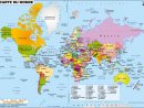 Grande Carte Du Monde destiné Carte Du Monde Avec Capitale