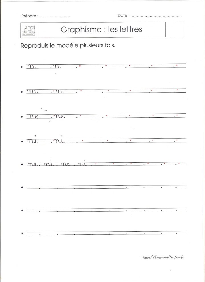 Grande Section- Mardi 17 Mars – Dletollelacroix concernant Ecriture Maternelle Moyenne Section A Imprimer