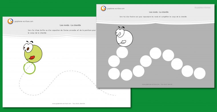 Graphisme Maternelle Les Ronds | Exercice Maternelle Ps Ms Gs Cp avec Exercice Maternelle Petite Section Gratuit En Ligne