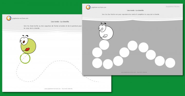 Graphisme Maternelle Les Ronds | Exercice Maternelle Ps Ms Gs Cp pour Exercice Maternelle Moyenne Section À Imprimer