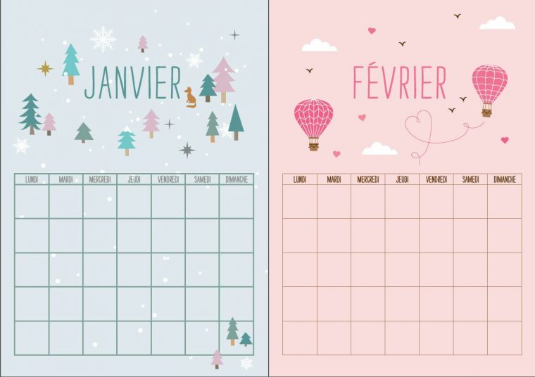 Gratuit : Notre Calendrier Perpétuel À Imprimer | Calendrier avec Calendrier Perpetuel Gratuit Imprimer