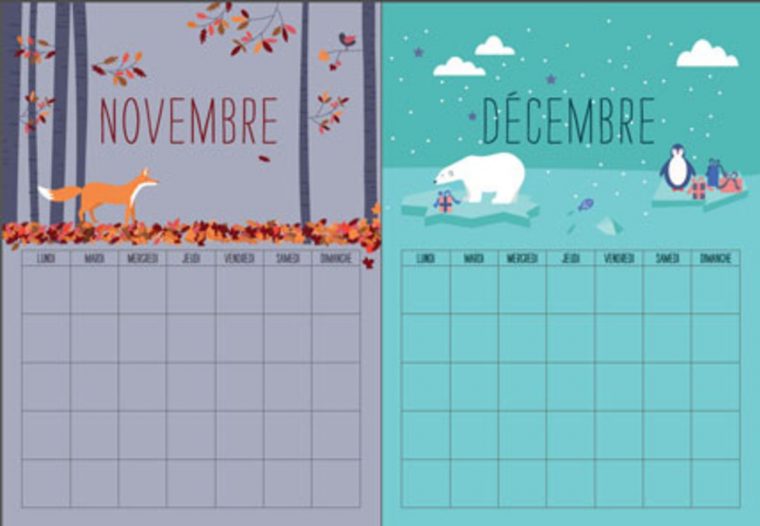 Gratuit : Notre Calendrier Perpétuel À Imprimer : Femme à Calendrier Perpetuel Gratuit Imprimer