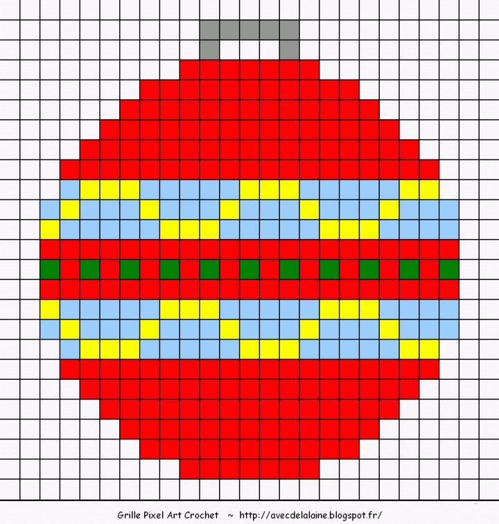 Grille Pixel © Isabelle Andreo | Desenler dedans Dessin Pixel Noel