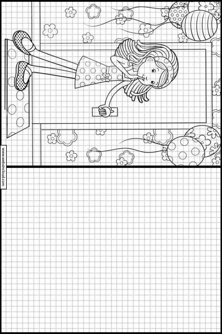 Groovy Girls 11 Apprendre À Dessiner. Activités Pour Les concernant Quadrillage À Imprimer