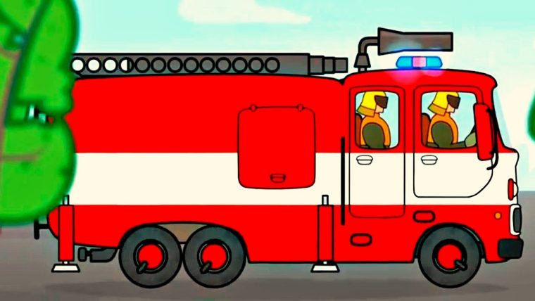 Gros Véhicules Pour Petits Enfants – Camion De Pompiers encequiconcerne Jeux De Camion De Pompier Gratuit