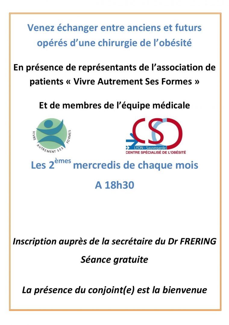 Groupe D'échange Entre Patients Avec L'association Vasf avec Association De Formes