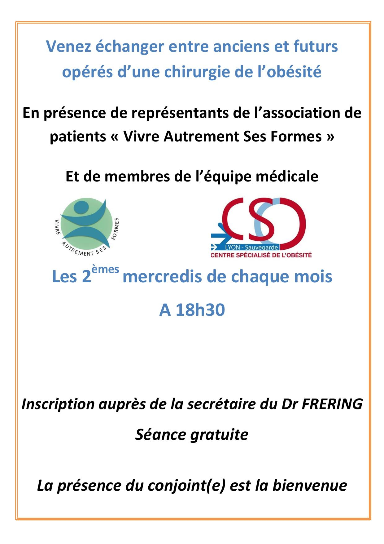 Groupe D'échange Entre Patients Avec L'association Vasf avec Association De Formes