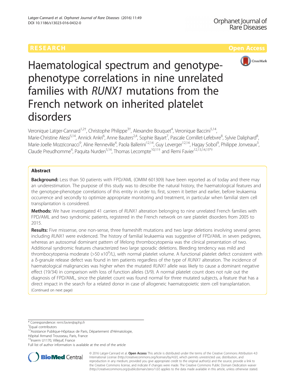 Haematological Spectrum And Genotype-Phenotype Correlations encequiconcerne Liste De Departement De France