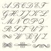 Hand Drawn Script Alphabet tout Alphabet En Script
