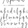 Hand Drawn Vector Alphabet. Modern Monoline Signature Script serapportantà Alphabet En Script