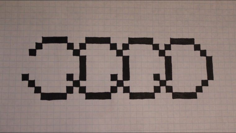 Handmade Pixel Art – How To Draw Audi Logo – dedans Voiture Pixel Art