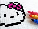 Handmade Pixel Art - How To Draw Hello Kitty #pixelart dedans Hello Kitty À Dessiner
