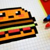 Handmade Pixel Art How To Draw Kawaii Hamburger Pixelart encequiconcerne Coloriage Pixel Gratuit