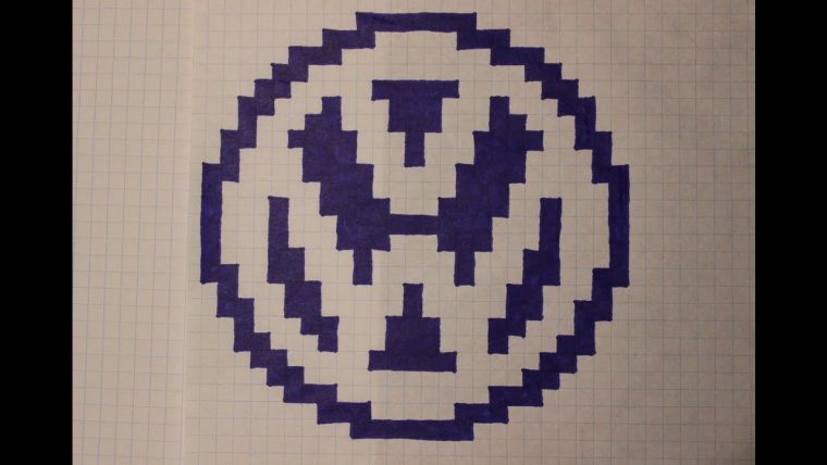 Handmade Pixel Art – How To Draw Volkswagen Logo – destiné Voiture Pixel Art