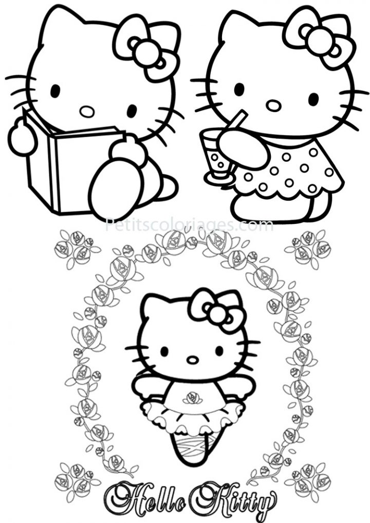 Hello Kitty #185 (Dessins Animés) – Coloriages À Imprimer concernant Livre De Coloriage À Imprimer