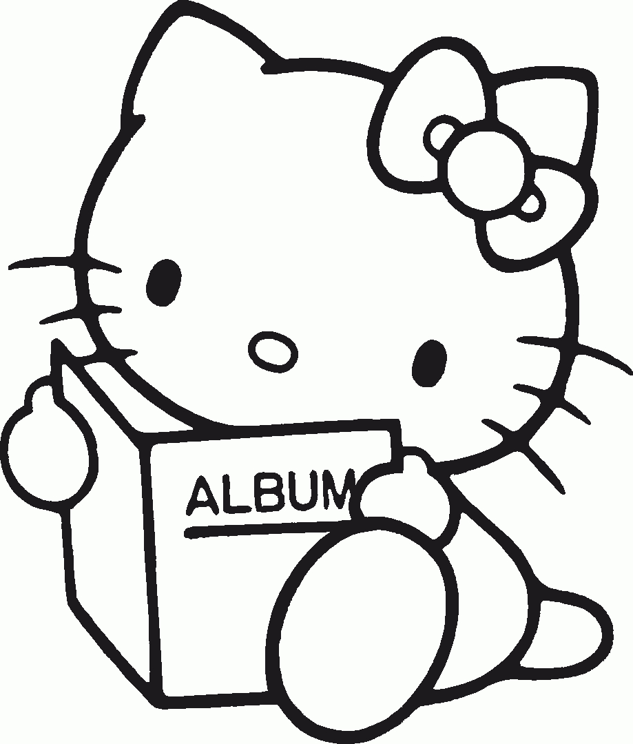 Hello+Kitty+Coloring+Pages+Printable+Pages+À+Colorier+ destiné Hello Kitty À Dessiner