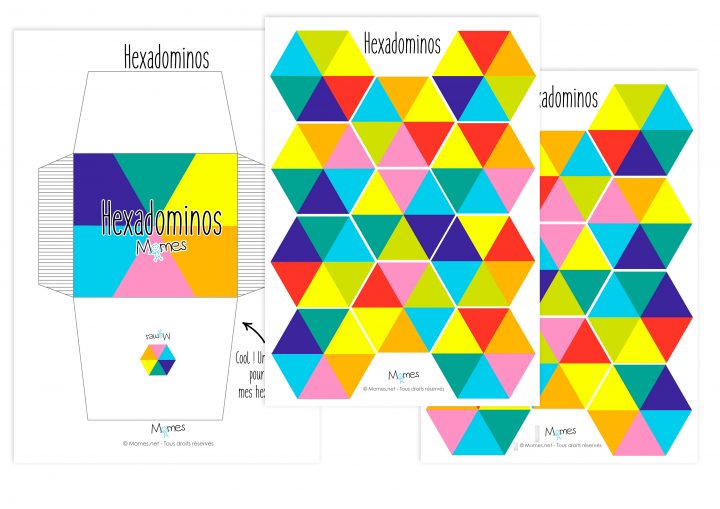 Hexadominos : Les Dominos À 6 Côtés – Momes intérieur Dominos À Imprimer