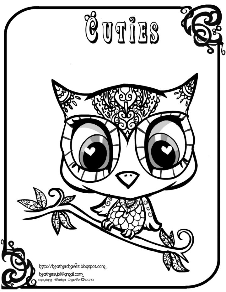 Hibou #28 (Animaux) – Coloriages À Imprimer dedans Hibou A Imprimer