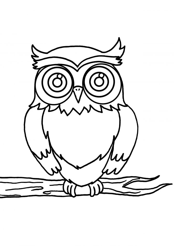 Hibou #60 (Animaux) – Coloriages À Imprimer à Hibou A Imprimer