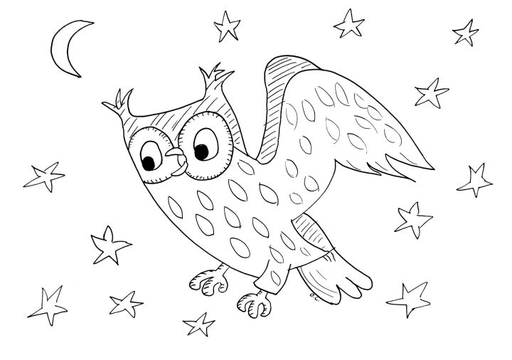 Hibou #61 (Animaux) – Coloriages À Imprimer destiné Hibou A Imprimer