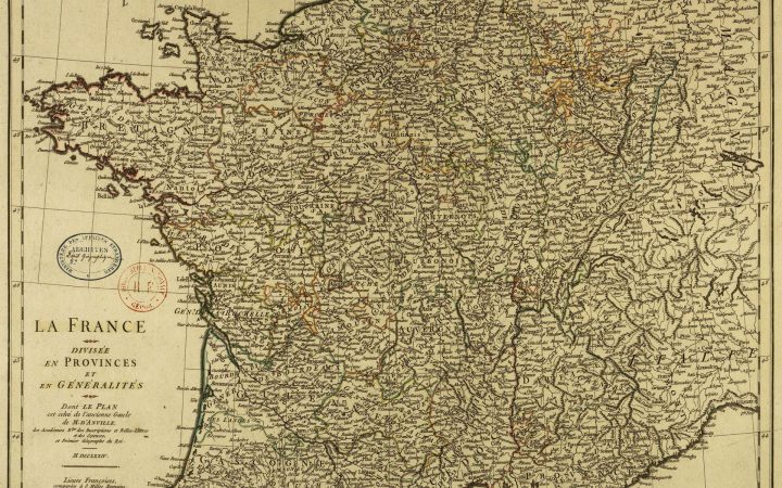 Histoire : La Création Des Départements Français À La Révolution à Carte Des Départements Français